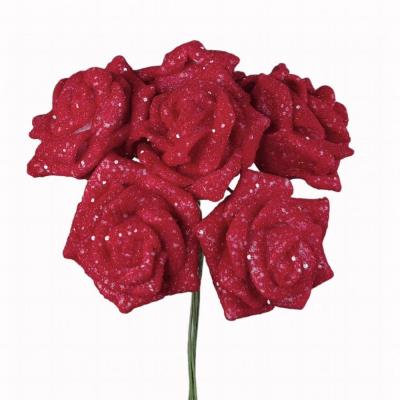 ROSA ZUCCHERATA Ø 4 CM 18 PEZZI