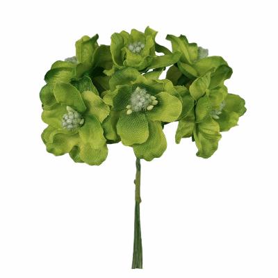 FIORE IN TESSUTO CON PISTILLI Ø 4 CM 36 PEZZI