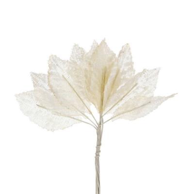 FOGLIE ARTIFICIALI IN ORGANZA Ø 5 CM 72 PEZZI