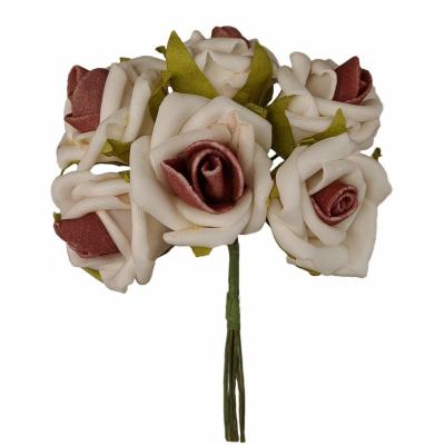 ROSA ARTIFICIALE IN POLIFOAM Ø 2,5 CM 72 PEZZI