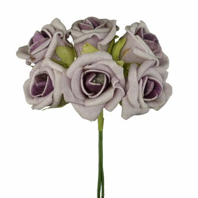 ROSA ARTIFICIALE IN POLIFOAM Ø 2,5 CM 72 PEZZI
