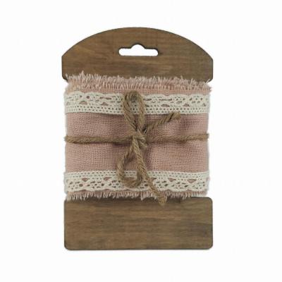 NASTRO COTONE E PIZZO 6 CM x 1,5 M  SU PIATTINA