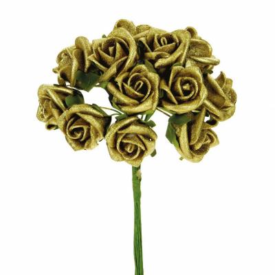 ROSA ARTIFICIALE IN POLIFOAM ANNIVERSARIO Ø 2,5 CM 36 PEZZI