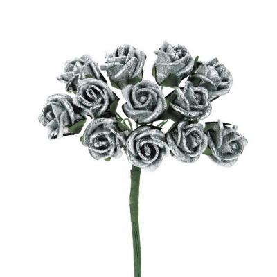 ROSA ARTIFICIALE IN POLIFOAM ANNIVERSARIO Ø 1,5 CM 36 PEZZI