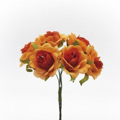 ROSA ARTIFICIALE IN TESSUTO Ø 4 CM 36 PEZZI
