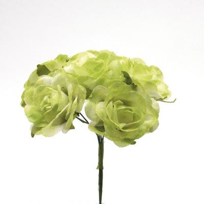 ROSA ARTIFICIALE IN TESSUTO Ø 4 CM 36 PEZZI