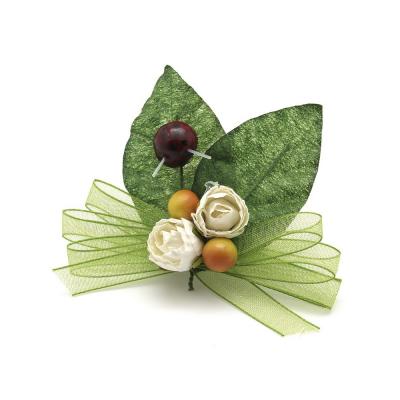 PICK ROSA IN CARTA CON COCCINELLA Ø 5,5 10 PEZZI