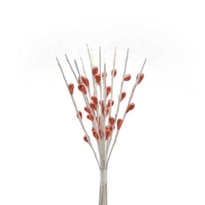 PISTILLI ARTIFICIALI PERLATI A RAMETTO LUNGHEZZA 14 CM 144 PEZZI