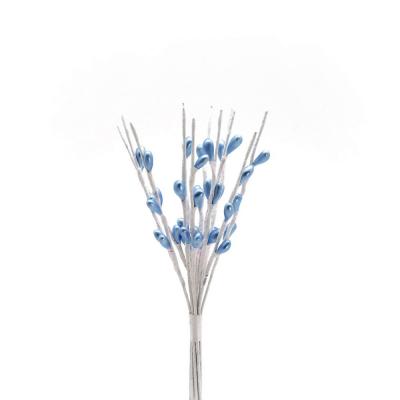 PISTILLI ARTIFICIALI PERLATI A RAMETTO LUNGHEZZA 14 CM 144 PEZZI