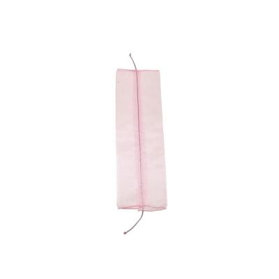 SACCHETTO TUBOLARE IN ORGANZA CON TIRANTE 32X11 CM 10 PEZZI