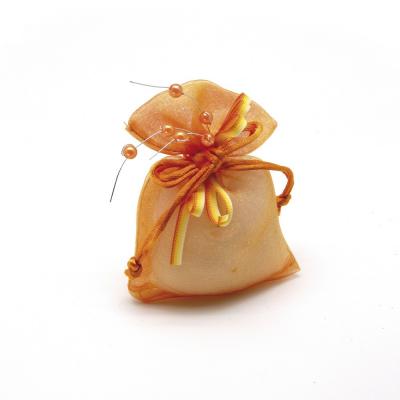 SACCHETTO IN ORGANZA CON TIRANTE 9X12 CM 10 PEZZI