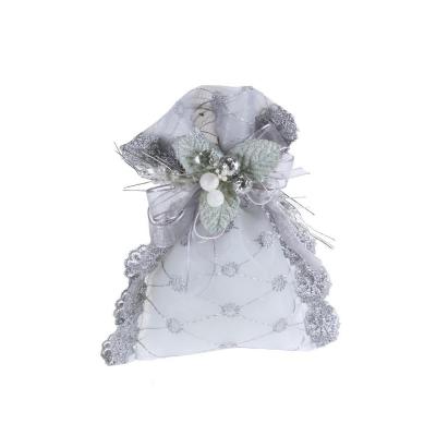 SACCHETTO ORGANZA PIZZO 16X15 CM 10 PEZZI