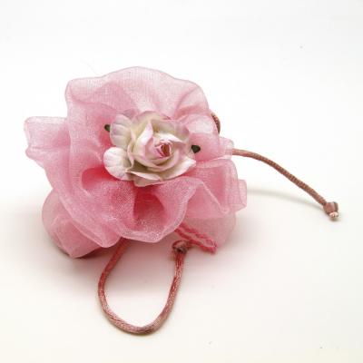 SACCHETTO TUBOLARE IN ORGANZA CON TIRANTE 32X7 CM 10 PEZZI