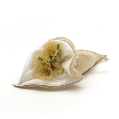 SACCHETTO CONO IN RASO BICOLORE CON TIRANTE LUNGHEZZA 15 CM 10 PEZZI