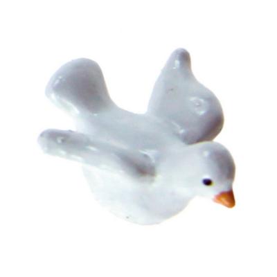 DECORAZIONE COLOMBA Ø 2,5 CM 12 PEZZI