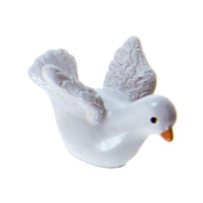 DECORAZIONE COLOMBA Ø 3,5 CM 4 PEZZI