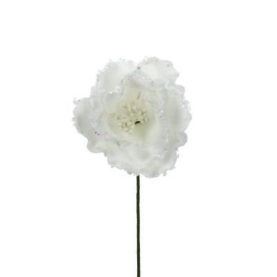 ROSA DI NATALE IN POLIFOAM Ø 5,5 CM 24 PEZZI
