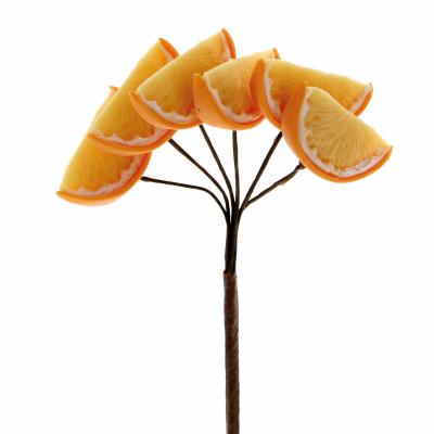 ARANCIA ARTIFICIALE A FETTE Ø 3 CM 12 PEZZI 