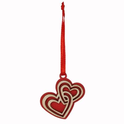 DECORAZIONE 2 CUORI Ø 3,5 CM 20 PEZZI