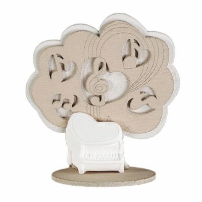 BOMBONIERA ALBERO DELLA VITA CON PIANOFORTE 7X7 CM 10 PEZZI