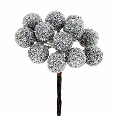 BACCHE GLITTER Ø 1,5 CM 72 PEZZI