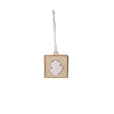 DECORAZIONE QUADRATA COMUNIONE  3,5 X 3,5 CM 10 PEZZI