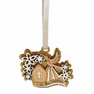 DECORAZIONE CRESIMA Ø 4 CM 10 PEZZI 