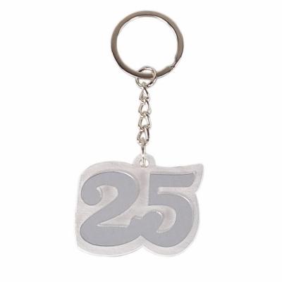 PORTACHIAVI 25° ANNIVERSARIO LUNGHEZZA 8,5 CM 10 PEZZI