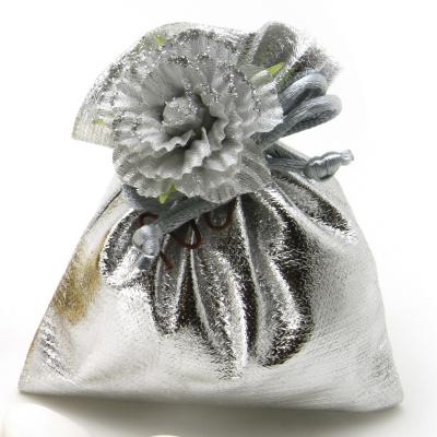SACCHETTO IN TESSUTO ANNIVERSARIO 10X12 CM 10 PEZZI