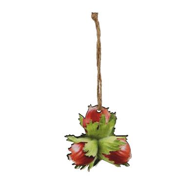 DECORAZIONE NOCCIOLE Ø 5 CM 12 PEZZI