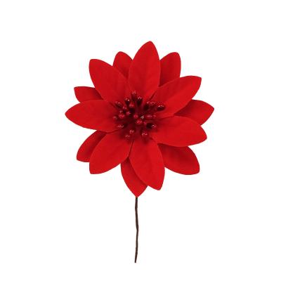 STELLA DI NATALE SINGOLA GRANDE Ø 10 CM 10 PEZZI