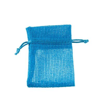 SACCHETTO IN TESSUTO RETE CON TIRANTE 9X12 CM 10 PEZZI