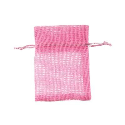 SACCHETTO IN TESSUTO RETE CON TIRANTE 9X12 CM 10 PEZZI