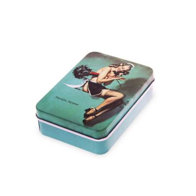 SCATOLA IN METALLO "MARYLIN" 6X8X2 CM 1 PEZZO