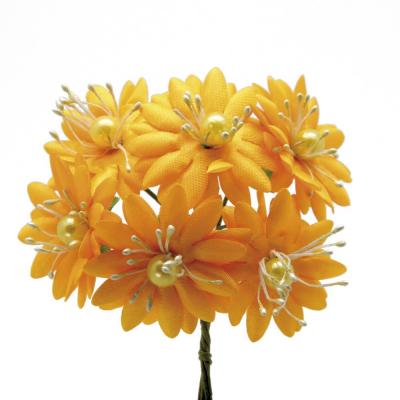 MARGHERITA IN RASO Ø 3,5 CM 72 PEZZI