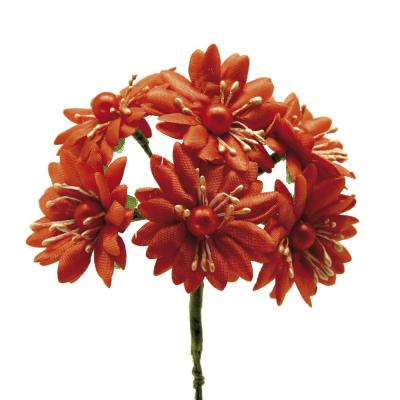 MARGHERITA IN RASO Ø 3,5 CM 72 PEZZI