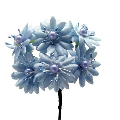 MARGHERITA IN RASO Ø 3,5 CM 72 PEZZI