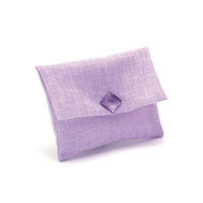 SACCHETTO POCHETTE IN TESSUTO TIPO LINO 9X12 CM 5 PEZZI