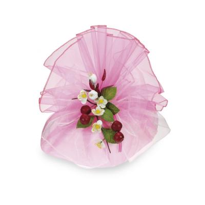 TONDO IN ORGANZA BORDATA Ø 120 CM 5 PEZZI