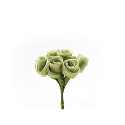 ROSA IN ORGANZA ARROTOLATA Ø 2 CM 36 PEZZI