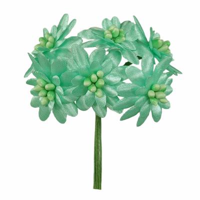 MARGHERITA IN RASO Ø 4 CM 36 PEZZI