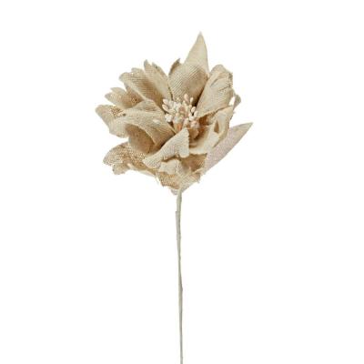 GARDENIA IN COTONE Ø 7 CM 10 PEZZI