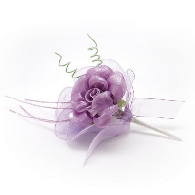 PICK ROSA IN ORGANZA CON RACCHETTE LUNGHEZZA 18 CM 10 PEZZI