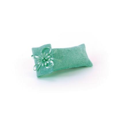 SACCHETTO A POCHETTE IN TESSUTO CON DECORAZIONE MARGHERITA 5X11 CM 10 PEZZI