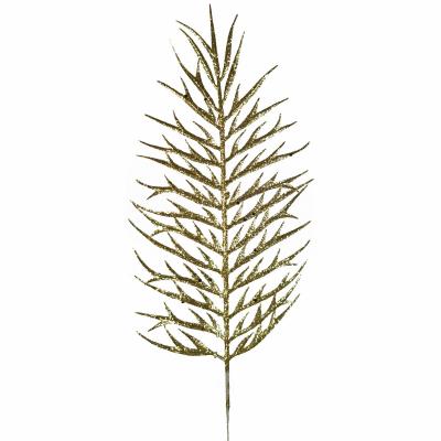 FOGLIA GLITTER LUNGHEZZA 40 CM 6 PEZZI