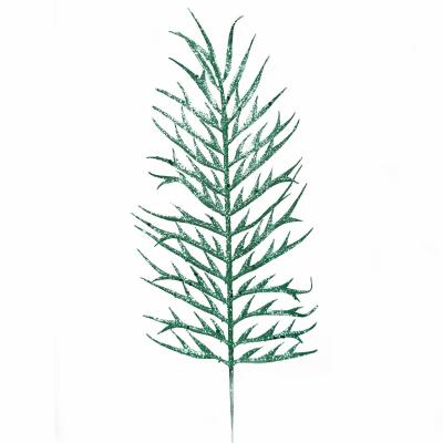 FOGLIA GLITTER LUNGHEZZA 40 CM 6 PEZZI