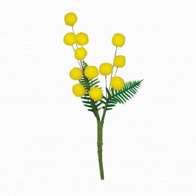 PICK MIMOSA CON CON FELCE LUNGHEZZA 18 CM 10 PEZZI 