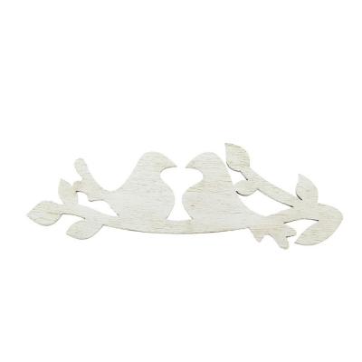 DECORAZIONE COLOMBE Ø 9 CM 30 PEZZI