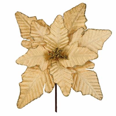 STELLA DI NATALE IN VELLUTO Ø 30 CM 72 PEZZI