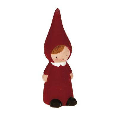 DECORAZIONE MAMMA NATALE IN CERAMICA ALTEZZA 8 CM 12 PEZZI